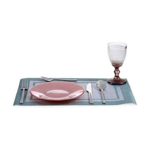 Plakans šķīvis Vivalto 323921P-3 Roza Staklo 21 x 2 x 21 cm (6 kom.) Cijena