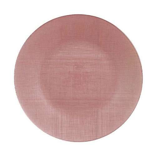Plakans šķīvis Vivalto Roza Staklo 32,5 x 2 x 32,5 cm (6 kom.) Cijena