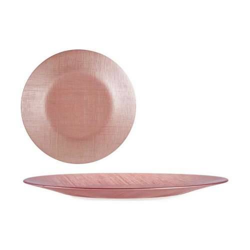 Plakans šķīvis Vivalto Roza Staklo 32,5 x 2 x 32,5 cm (6 kom.) Cijena
