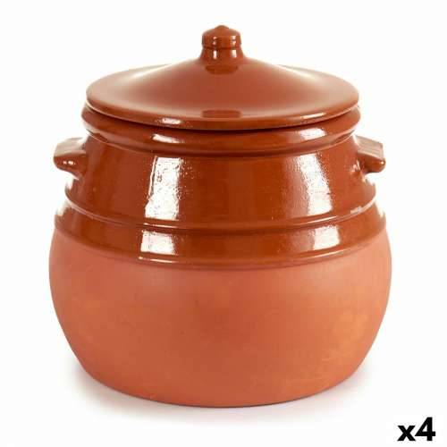 Lonac s Poklopcem Kuhana glina 3,5 L 23 x 22 x 23 cm (4 kom.) Cijena