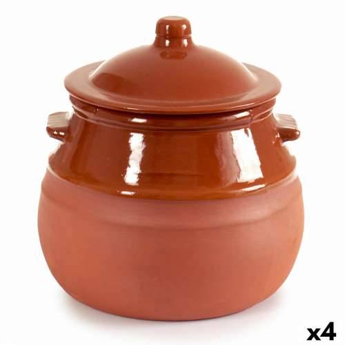 Lonac s Poklopcem Kuhana glina 2 L 19 x 20,5 x 18 cm (4 kom.) Cijena