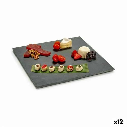 Pladanj za aperitive Kinvara 551563 Crna 30 x 0,5 x 30 cm (12 kom.) Cijena