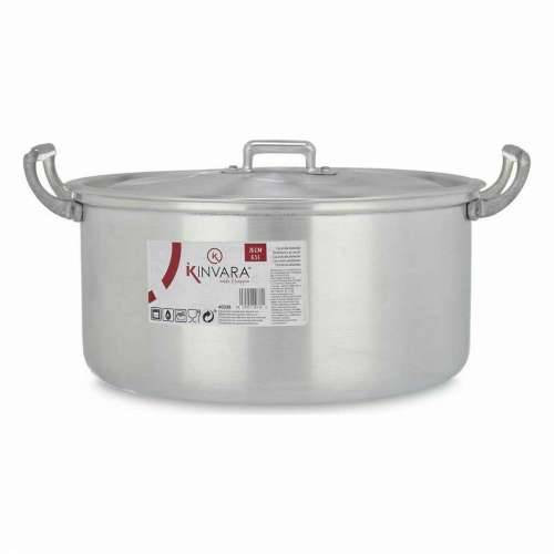 Duboka tava s poklopcem Kinvara 100008 Srebrna 6,5 L 35 x 16 x 28 cm (6 kom.) Cijena