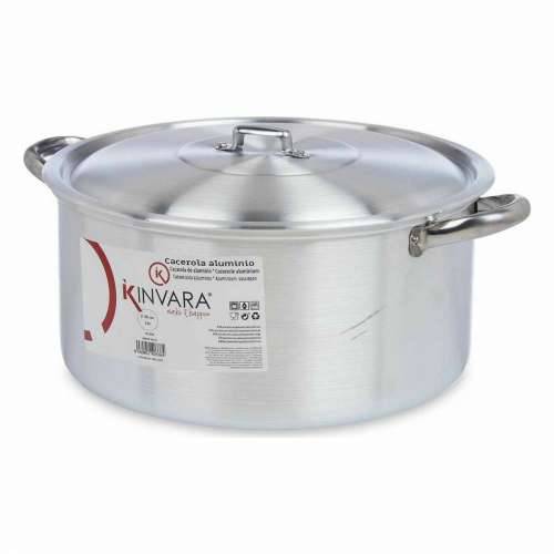 Duboka tava s poklopcem Kinvara 100010 Srebrna 10 L (6 kom.) Cijena