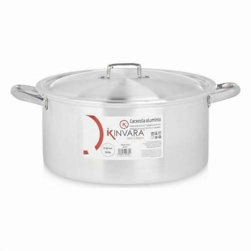 Duboka tava s poklopcem Kinvara 100011 Srebrna 12,5 L (3 kom.) Cijena