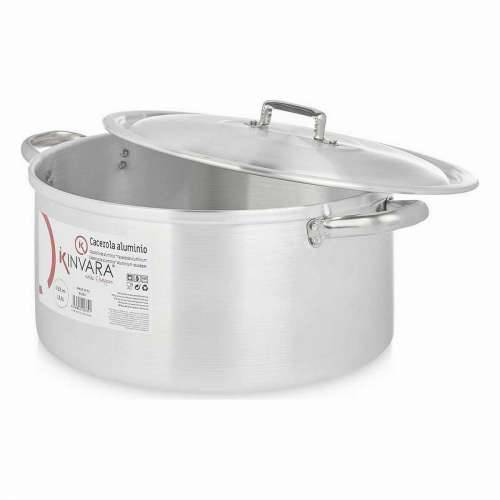 Duboka tava s poklopcem Kinvara 100011 Srebrna 12,5 L (3 kom.) Cijena