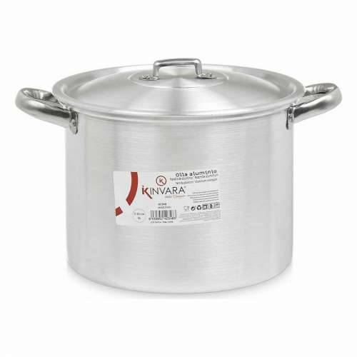 Lonac s Poklopcem Kinvara 100034 Srebrna Aluminij 31 x 20 x 24 cm (6 kom.) Cijena