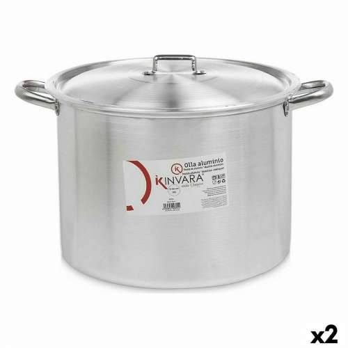 Lonac s Poklopcem Kinvara 100041 Srebrna Aluminij Ø 36 cm (2 kom.) Cijena