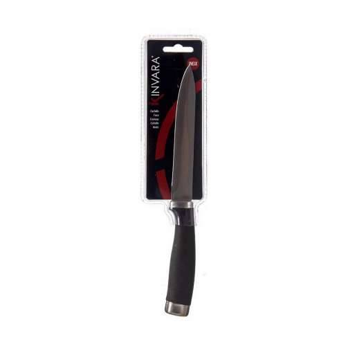 Kuhinjski Nož Kinvara KT11-5603-05 Crna Srebrna Nehrđajući Čelik Plastika 3 x 23,5 x 2 cm (12 kom.) Cijena