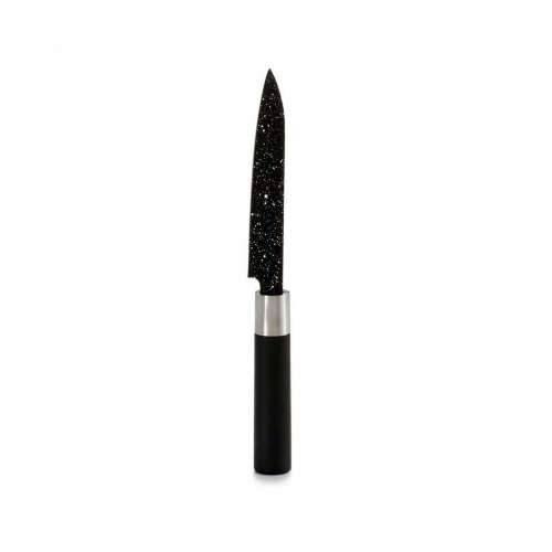 Kuhinjski Nož Kinvara KT11-5604M05 Crna Nehrđajući Čelik Plastika 2,5 x 24 x 2,5 cm Mramor (12 kom.) Cijena