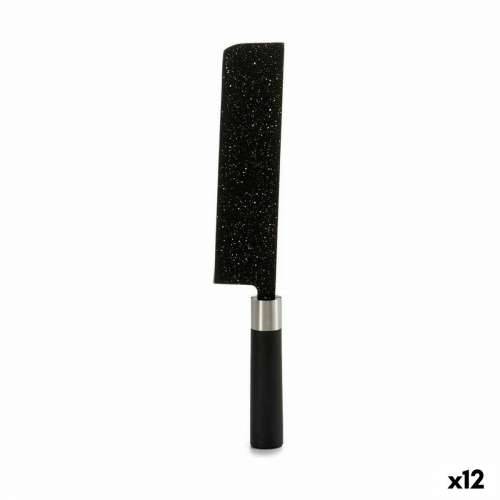 Veliki Nož za Kuhanje Kinvara KT11-5604M08 Crna Nehrđajući Čelik Plastika 5,3 x 33 x 2,3 cm Mramor (12 kom.) Cijena