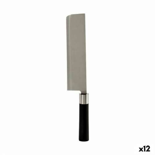 Veliki Nož za Kuhanje Kinvara KT11-5604S08 Crna Srebrna Nehrđajući Čelik Plastika 5,6 x 2,5 x 33 cm (12 kom.) Cijena