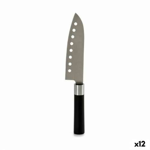 Kuhinjski Nož Kinvara KT11-5604S03 Crna Srebrna Nehrđajući Čelik Plastika 5 x 30 x 2,5 cm (12 kom.) Cijena