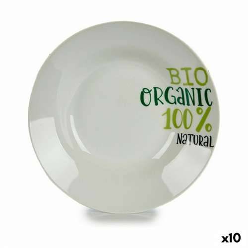 Duboki Tanjur Organic Bijela Zelena Ø 20,6 cm Porculan (10 kom.) Cijena
