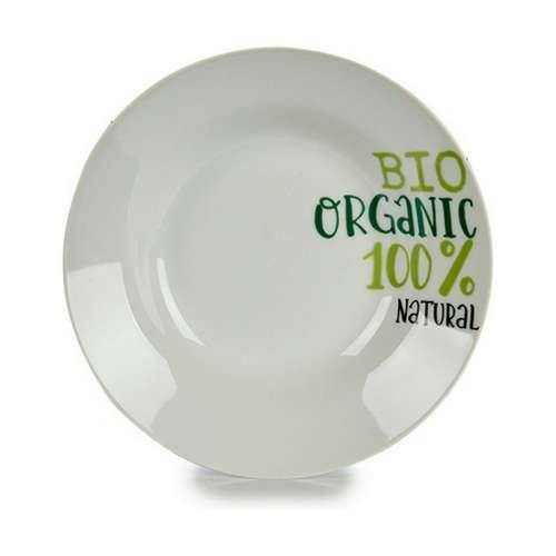 Duboki Tanjur Organic Bijela Zelena Ø 20,6 cm Porculan (10 kom.) Cijena