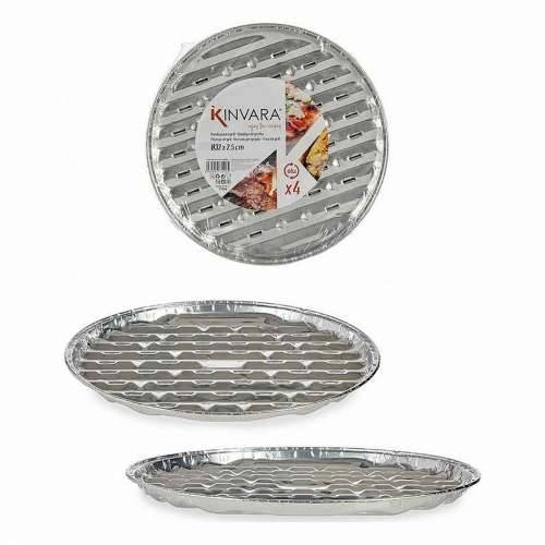 Kalup za Pizzu Kinvara 64300 Srebrna Aluminij 32 x 3 x 32 cm za jednokratnu upotrebu Pizza (24 kom.) Cijena