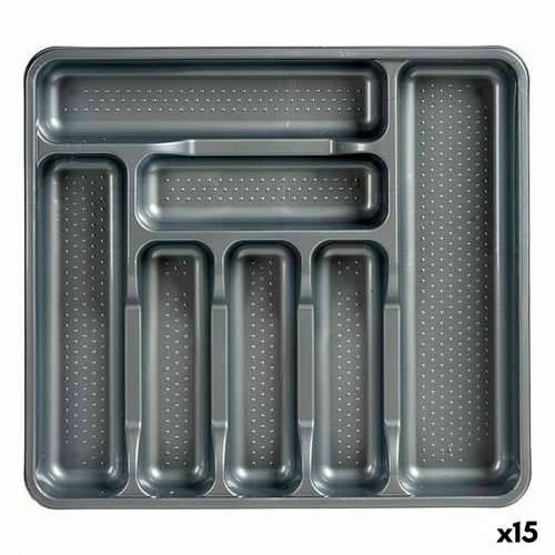 Organizator Pribora za Jelo Kinvara 041188 Siva Plastika 39 x 5 x 42,5 cm (15 kom.) Cijena