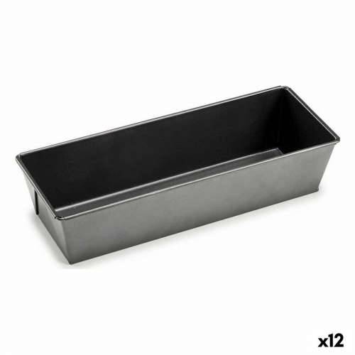 Pravokutni Kalup Tamno sivo Metal Ugljični čelik 11,5 x 7,7 x 31 cm (12 kom.) Cijena