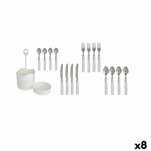 Set Pribora za Jelo Kinvara HQ233H10 Bijela Nehrđajući Čelik (8 kom.) Cijena