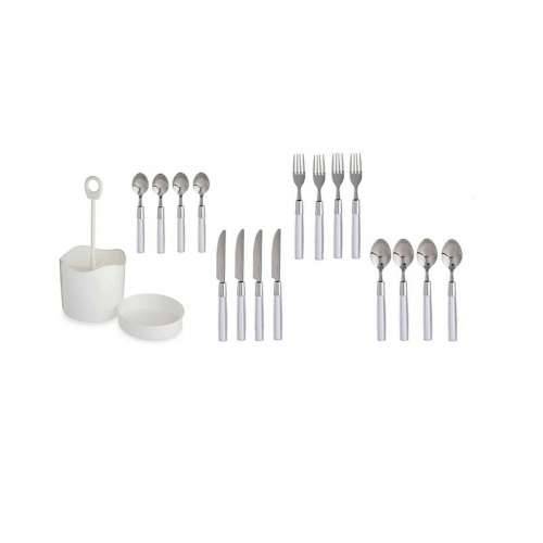 Set Pribora za Jelo Kinvara HQ233H10 Bijela Nehrđajući Čelik (8 kom.) Cijena