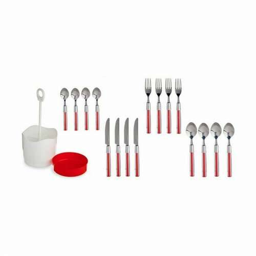 Set Pribora za Jelo Kinvara HQ233H10 Crvena Nehrđajući Čelik (8 kom.) Cijena