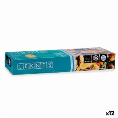 Set Vrećica za Hranu za Višekratnu Upotrebu Leknes 190939000480 Plava Polietilen 7 L 30 x 40 cm ziplock (12 kom.) Cijena