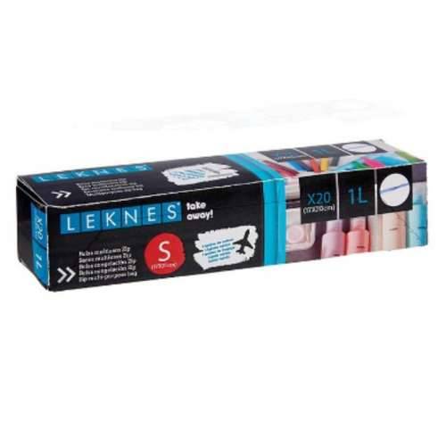 Set Vrećica za Hranu za Višekratnu Upotrebu Leknes 190939000481 Providan Polietilen 1 L 20 x 17 cm ziplock (21 kom.) Cijena