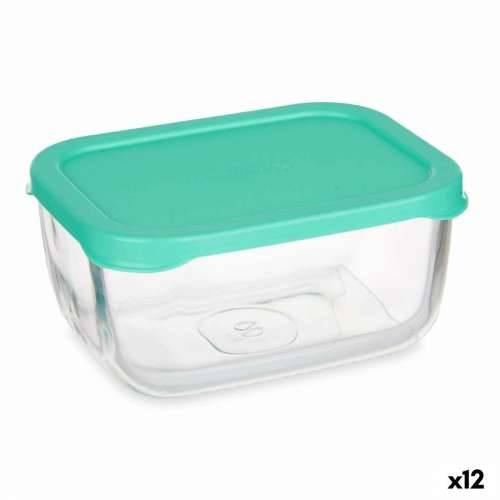 Kutija za užinu Pasabahce SNOW BOX Zelena Providan Staklo Polietilen 420 ml 12,5 x 6 x 9,5 cm (12 kom.) Cijena