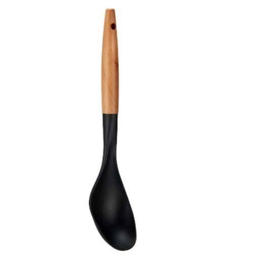 Žlica Kinvara KT190072-4 PBT Crna Prirodno Drvo 7 x 33,5 x 3,5 cm (12 kom.) Cijena