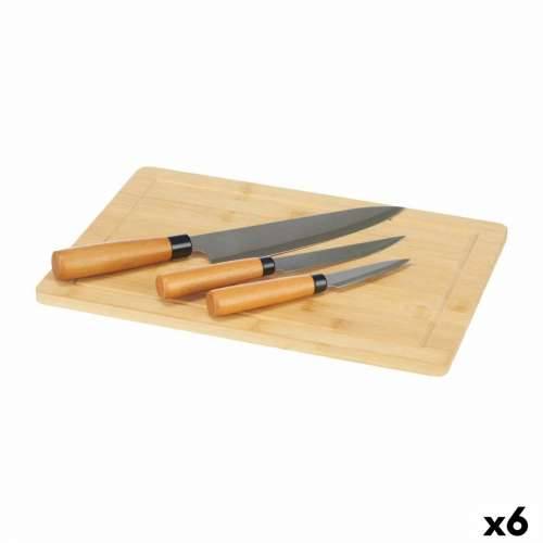 Set Noževa Kinvara KT216102 Smeđa Bambus Daska za rezanje Sir (6 kom.) Cijena