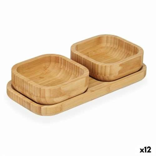 Set za Predjelo Kinvara CN-KT225030 Smeđa Bambus 23 x 4,5 x 11 cm (12 kom.) Cijena