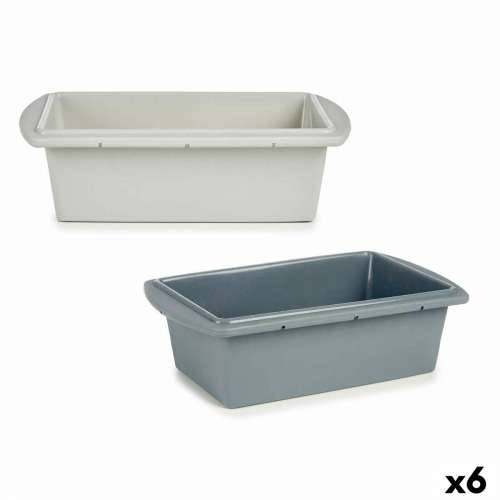 Kalup za Slastice Kinvara HH038 Svjetlo siva Tamno sivo Silikon 1,5 L 16 x 7 x 27,5 cm Biskvit (6 kom.) Cijena