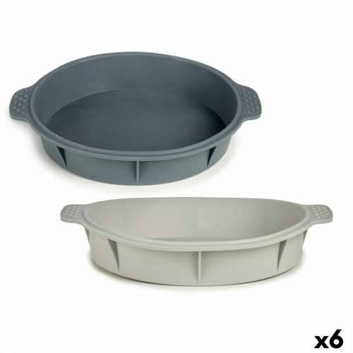 Kalup za Slastice Kinvara HH156 Svjetlo siva Tamno sivo Silikon 30 x 4,5 x 26 cm Okruglo (6 kom.) Cijena