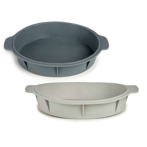Kalup za Slastice Kinvara HH156 Svjetlo siva Tamno sivo Silikon 30 x 4,5 x 26 cm Okruglo (6 kom.) Cijena