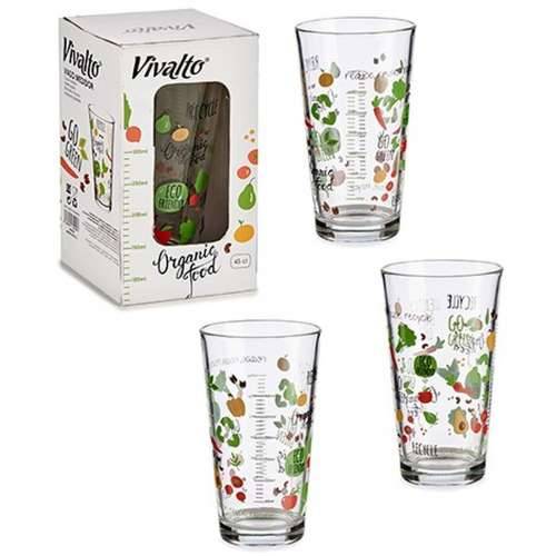 Mjerna čaša Vivalto Organic Staklo 456 ml (36 Jedinice) Cijena
