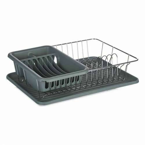 Cjedilo za Sudoper Siva Metal Plastika 43,5 x 11 x 33,5 cm (4 kom.) Cijena