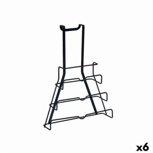 Nosač kuhinjskog pribora Kinvara W7134 Crna Željezo 27 x 37 x 9 cm Poklopac za Tavu (6 kom.) Cijena