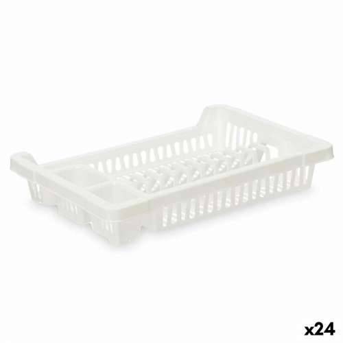 Cjedilo za Sudoper Kinvara 2601407-2 Bijela Plastika 42,5 x 7 x 29,5 cm (24 kom.) Cijena