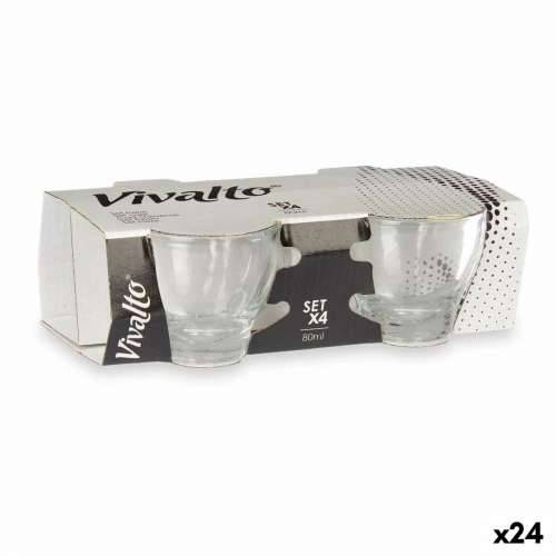 Set Šalica za Kavu Vivalto RYG6073 Providan Staklo 80 ml (24 kom.) Cijena