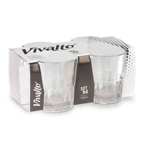Čaša Vivalto RYG5041 Providan Staklo 100 ml Kava (24 kom.) Cijena