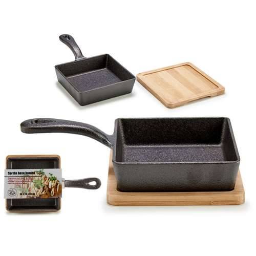 Tava za Posluživanje Aperitiva Kinvara 1277SJ5076 Smeđa Siva 23,7 x 6,3 x 14 cm Tava (12 kom.) Cijena