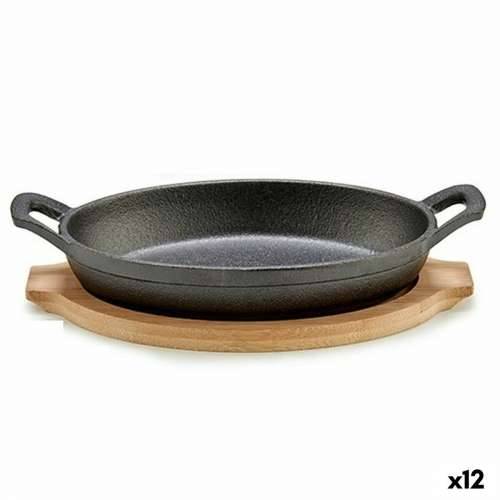 Tava za Posluživanje Tapasa Kinvara 1277SJ5103 Smeđa Siva 22,5 x 4,5 x 12,5 cm (12 kom.) Cijena