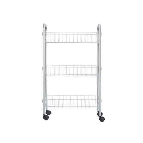 Kolica za Povrće Srebrna Metal Plastika 37 x 27 x 62,3 cm (4 kom.) Cijena