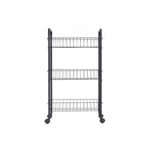 Kolica za Povrće Crna Metal Plastika 37 x 27 x 63 cm (4 kom.) Cijena
