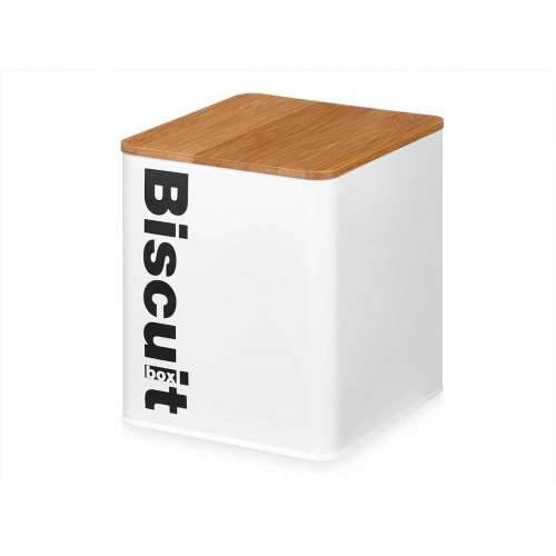 Kutija za kolačiće i peciva Kinvara W5003BM Bijela Metal 13,7 x 16,5 x 14 cm (6 kom.) Cijena