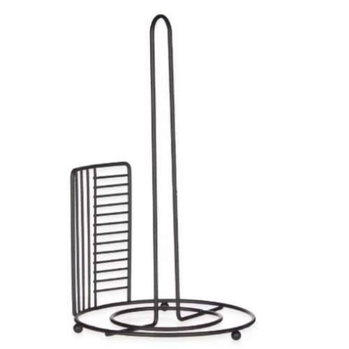 Stalak za Papirnati Ručnik Kinvara W7728-3P Crna Metal 18,5 x 31,5 x 18,5 cm (6 kom.) Cijena