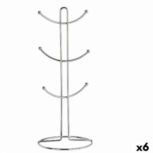 Vješalica za čaše Kinvara W3154-1 Srebrna Metal 16 x 39 x 16 cm (6 kom.) Cijena