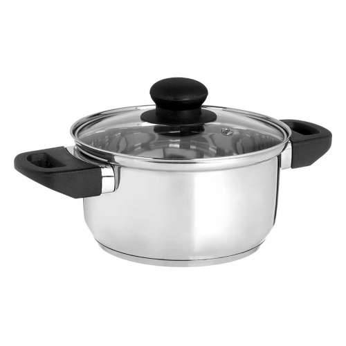 Duboka tava sa staklenim poklopcem Kinvara 16689B Srebrna 1,8 L 28 x 9 x 18 cm (6 kom.) Cijena