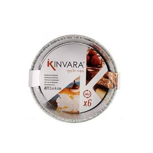 Komplet pladnjeva za hranu Kinvara 30268 za jednokratnu upotrebu Okruglo 12 kom. Cijena