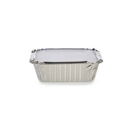Komplet pladnjeva za hranu Kinvara 16144 Aluminij 14,5 x 7,5 x 12,5 cm za jednokratnu upotrebu S poklopcem (12 kom.) Cijena